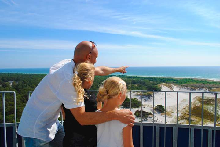 Genießen Sie die schöne Aussicht vom Dueodde Leuchtturm